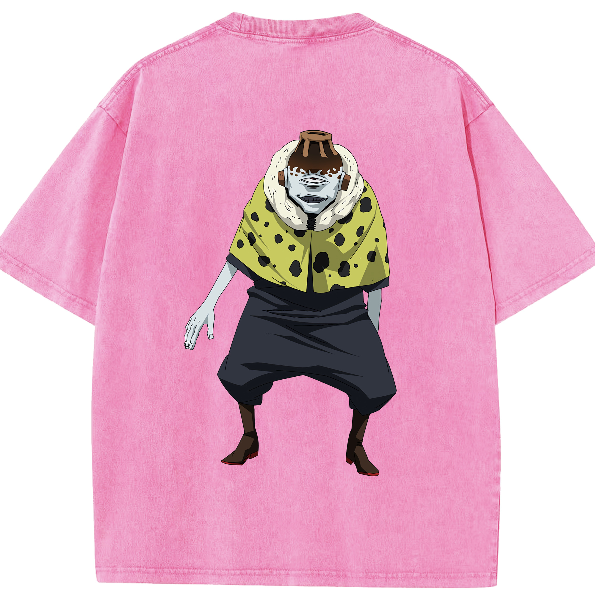 （画像用） 呪術廻戦 Jujutsu Kaisen 綿100% ヴィンテージ風 半袖Tシャツ（背面プリント）